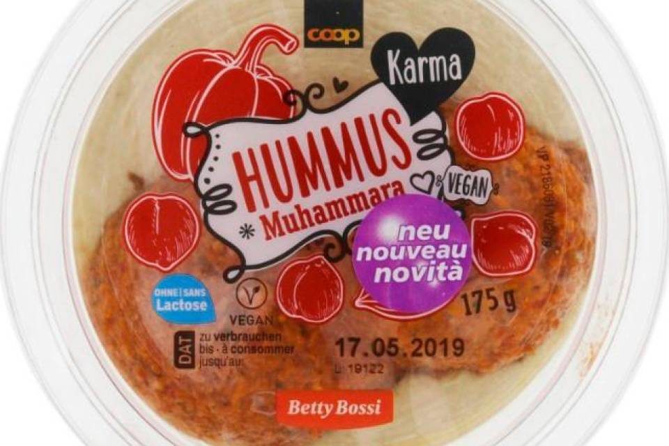 Coop richiama l’hummus Muhammara, contiene noci e glutine