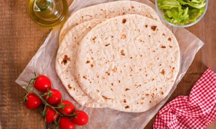 Scopriamo come preparare una piadina con farina di riso senza glutine